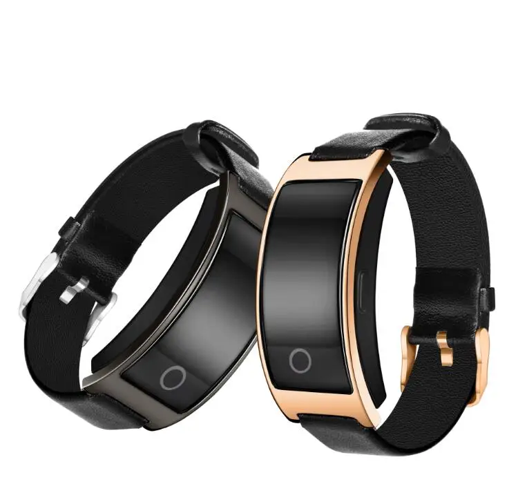 

drop shipping CK11S Smart Band Blood Pressure Heart Rate Monitor Wrist Watch Intelligent Bracelet Fitness Bracelet, Black grey gold