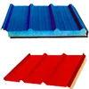 Walls and Roofs Apply Insulated and Fire Rated Fiber Glass Wool Sandwich Panel