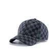 Wholesale Plain leather hats checked simple baseball gorras