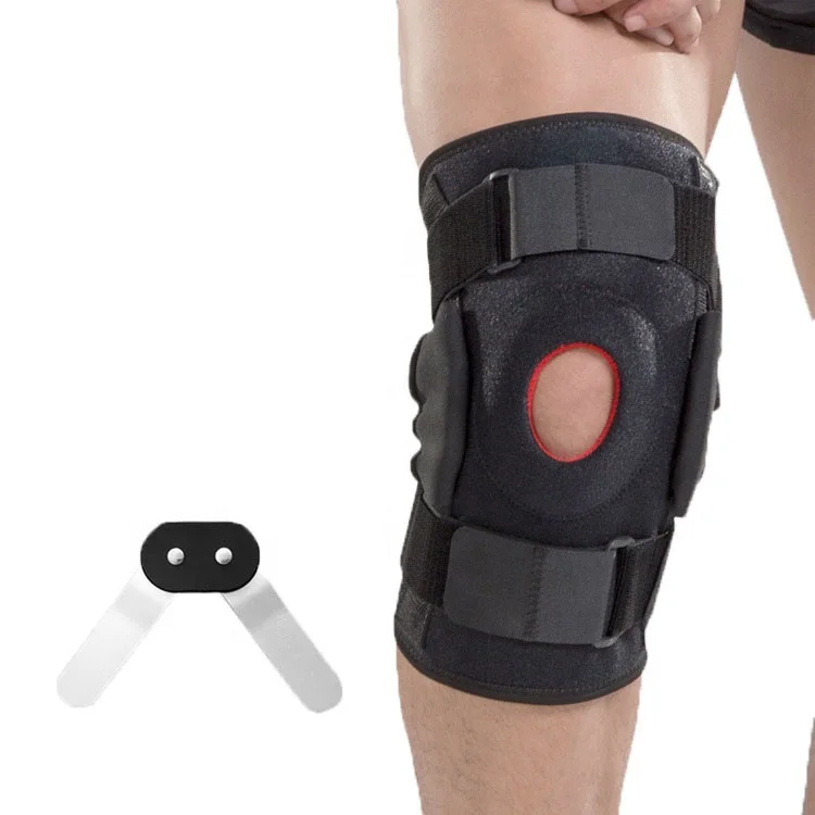 

custom neoprene knee sleeve knee brace knee support, Black