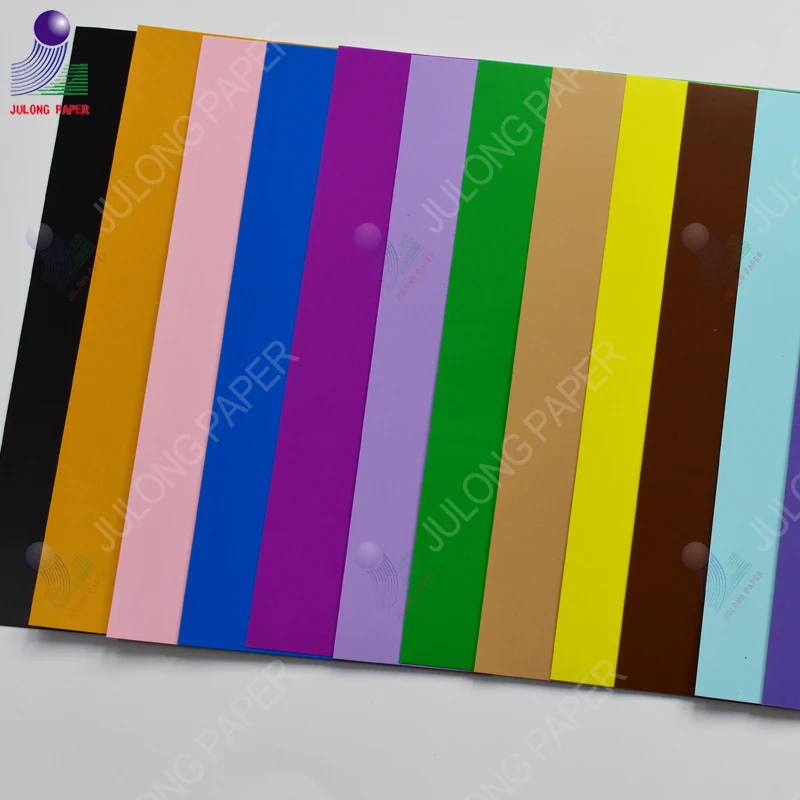 Dyed Offset Paper Double Side Coated Colored Glossy Cardstock Buy