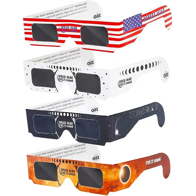 
2019 Hot Selling Promotional Custom Paper 3D Solar Eclipse Glasses 