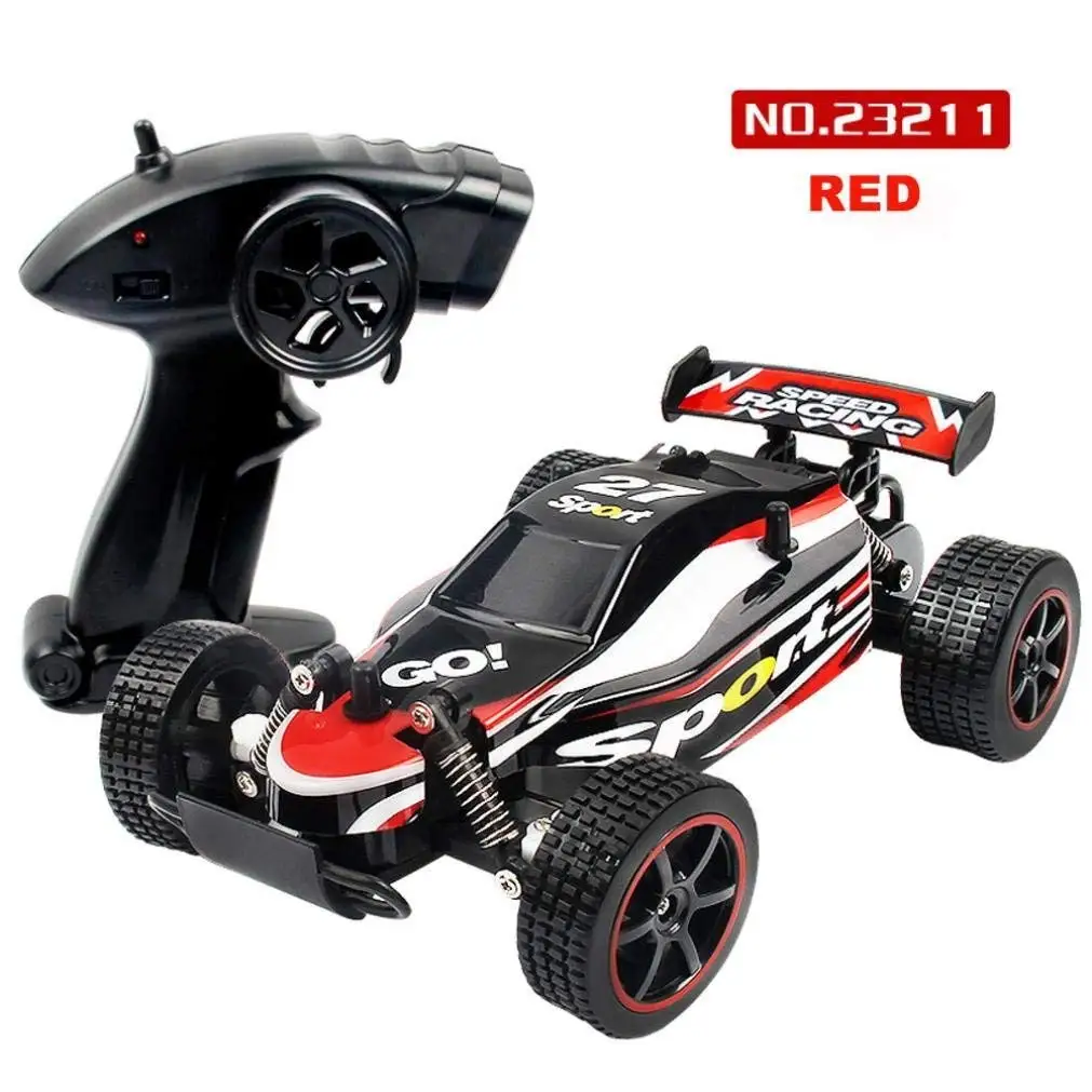 Outsta Radio Remote Control Car,1:20 Scale Car,2.4GHZ 2WD Radio Remote Control Off Road RC GTR Racing Car Truck Vehicle Toy Remote Control Car Electric Cars Truck-Green or Red,Gift for Boys (Red)