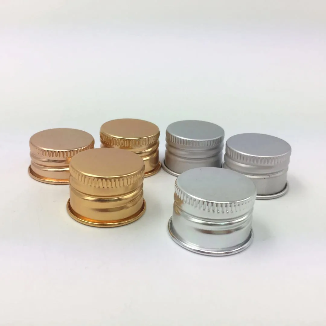 18mm Oxidized Bronze Color Aluminum Cap/ Screw Cap For Drinking Bottle