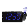 HOT Projector Radio Digital Ceiling Projection 180 Degree Time Countdown Led Clock