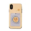 Cartoon Lion Washing Machine Silk Embossed Mobile Phone Case for iPhone xs xr max