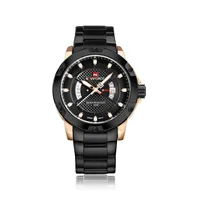 

Quality Naviforce 9085 Mens Watches Stainless Steel Top Brand Luxury Watch Waterproof Male Clock