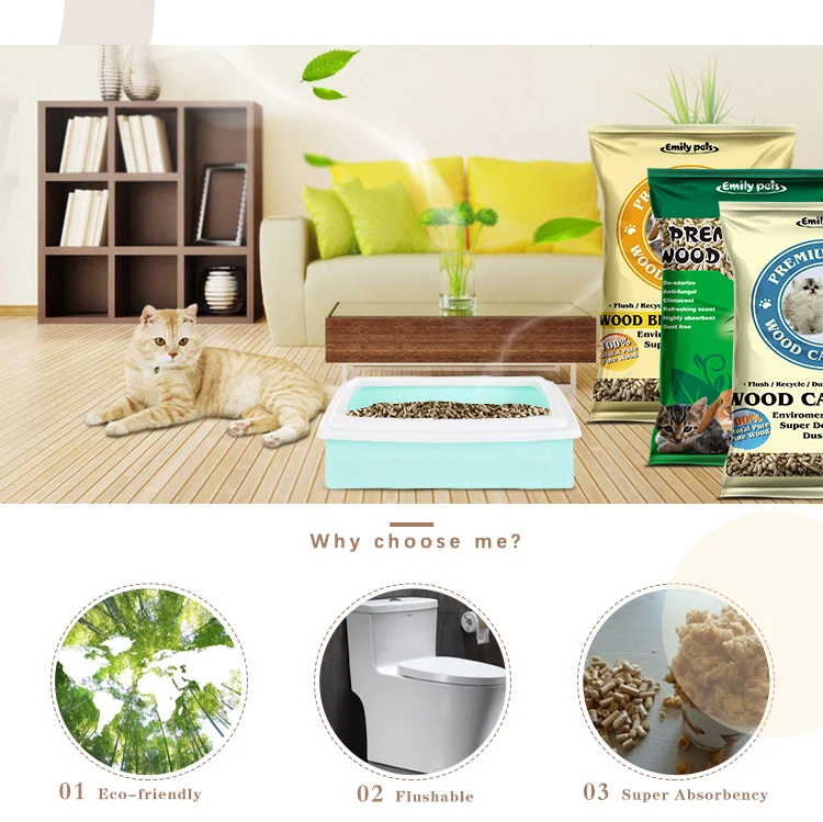 Environmentalfriendly Thin Pine Wood Cat Litter Buy Cat Litter,Wood