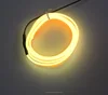 Auto car glowing neon LED EL light kits wire with 6mm brim easy to fix to car