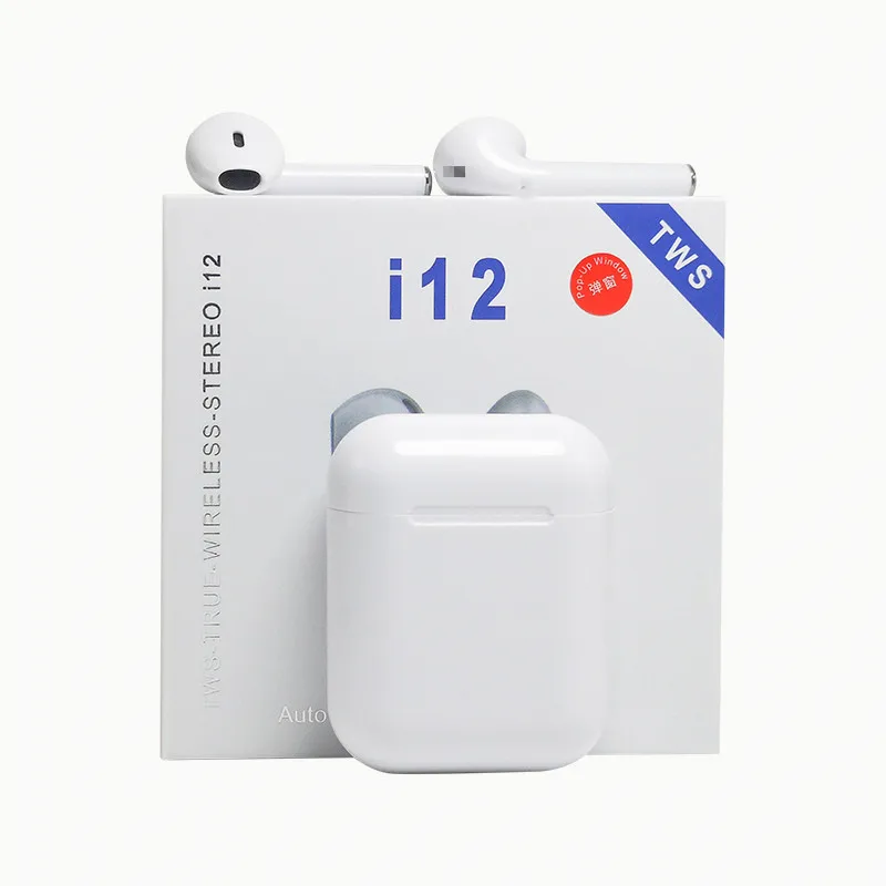 

2019 new product i12 tws wireless blue tooth earphone earphones earbuds headphones