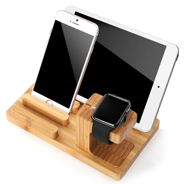 

Wooden charging stand for apple watch wood stand