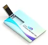 USB 2.0 interface Low price personalized custom logo printing 8gb business credit card usb flash drives