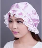 lace border adjustable silk bonnet ,sleep cap