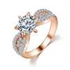 2015 statement beautiful stye gold plated bride unusual wedding rings