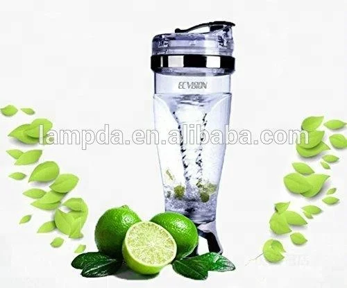 

Hot New Item 2019 Battery Operated Shaker Rechargeable USB Protein Mixer Cup, Stainless steel + clear