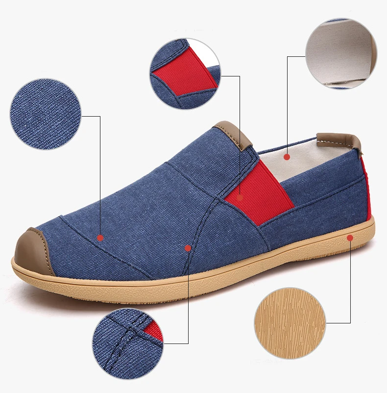 shoe with canvas upper