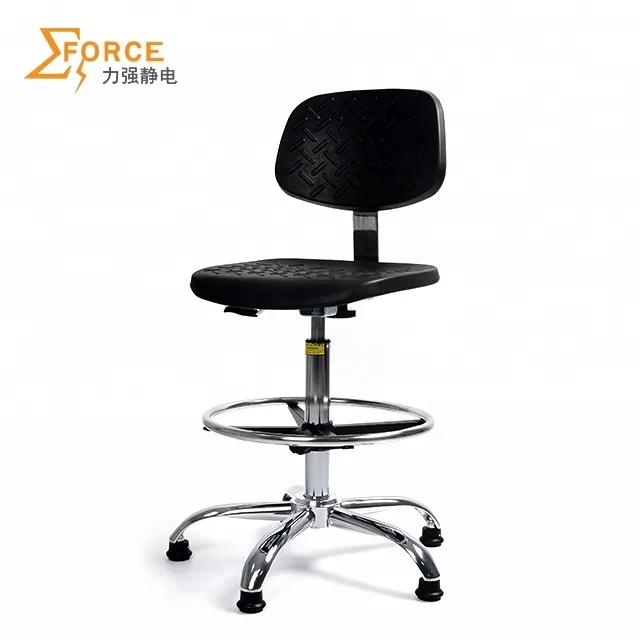 Esd Chair Cleanroom Lab Chair With Footrest Buy Esd Chair Esd Lab Chair Cleanroom Chair Product On Alibaba Com