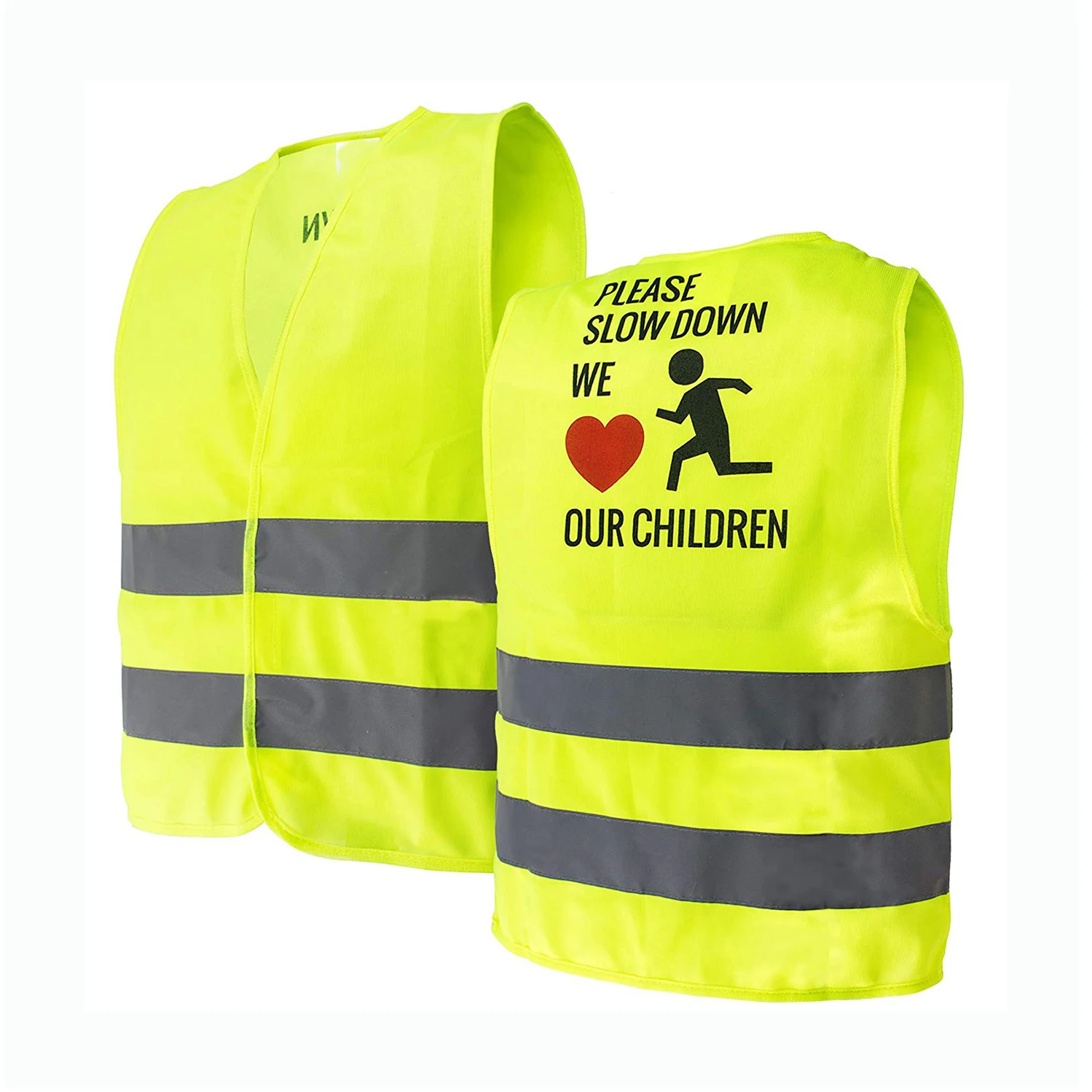 Kv01 Factory Price Custom High Visibility School Children Kid Hi Vis