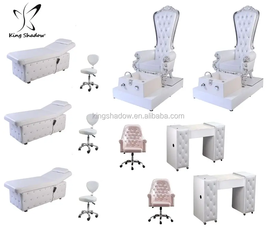 Nail Suppliers Pedicure Chair Furniture Package Nail Spa Station Modern Manicure Table Nail Desk