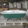 old vitreous refinished freestanding double ened dual bath anti slip extra large bath mats cast iron bathtub