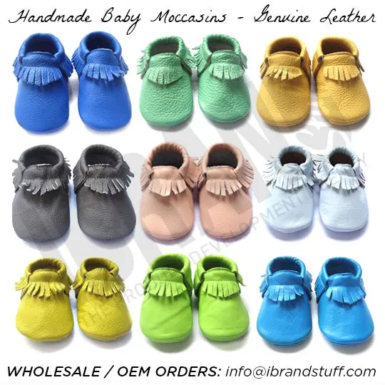 handmade baby moccasins