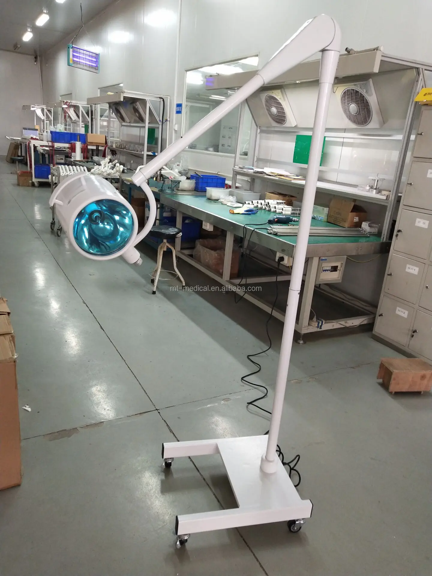 Hospital surgical led mobile examination lamp