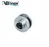 ABLinox factory supply 304 SUS stainless steel tube clamp cap tube fitting for swimming pool