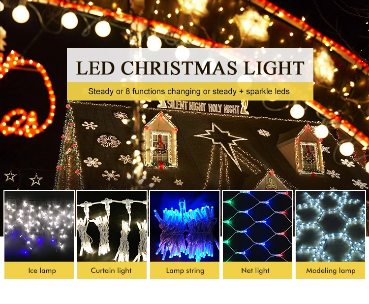 fairy led string light for christmas party decoration outdoor IP65