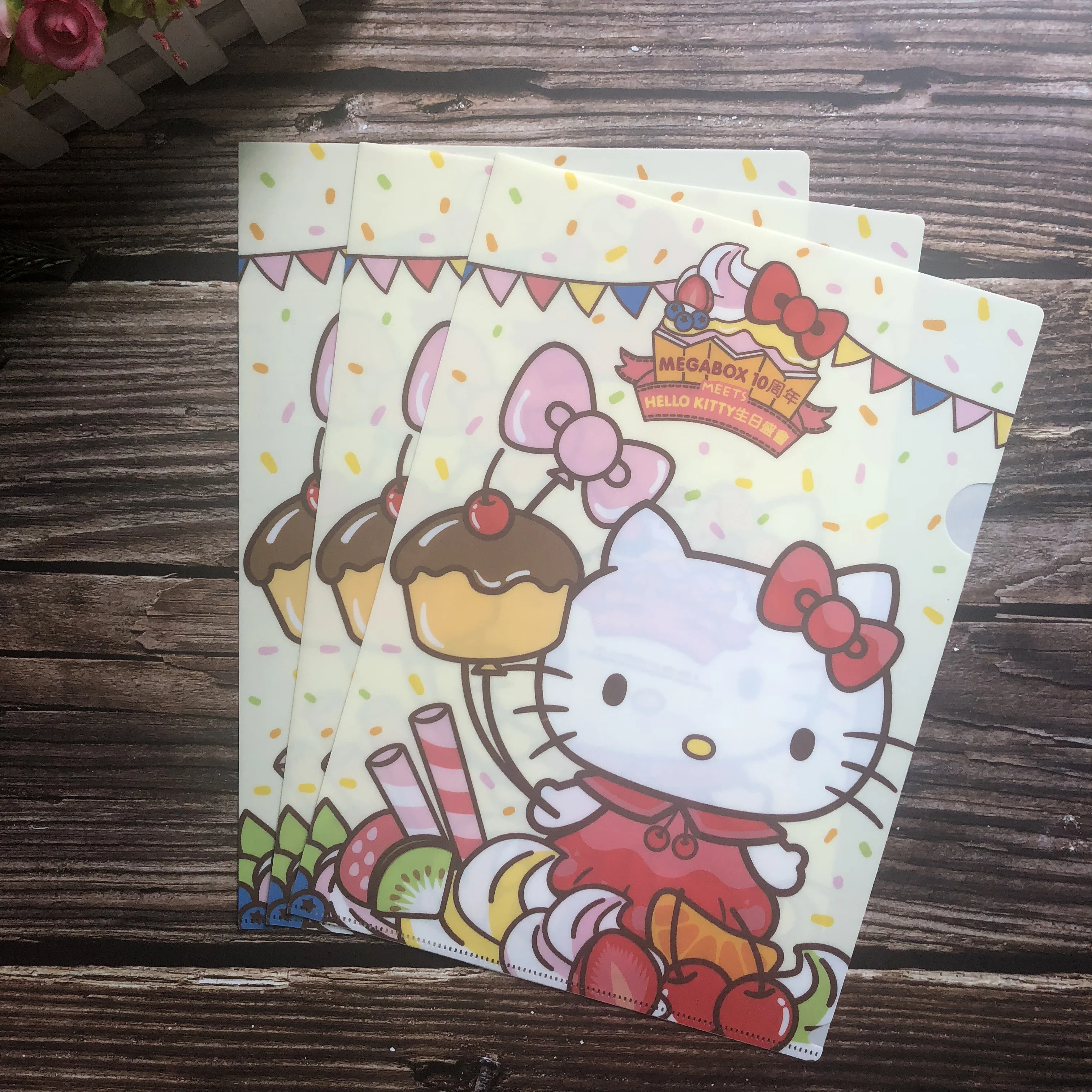 
Custom print A4 L shape PP plastic clear file folder manufacturer 