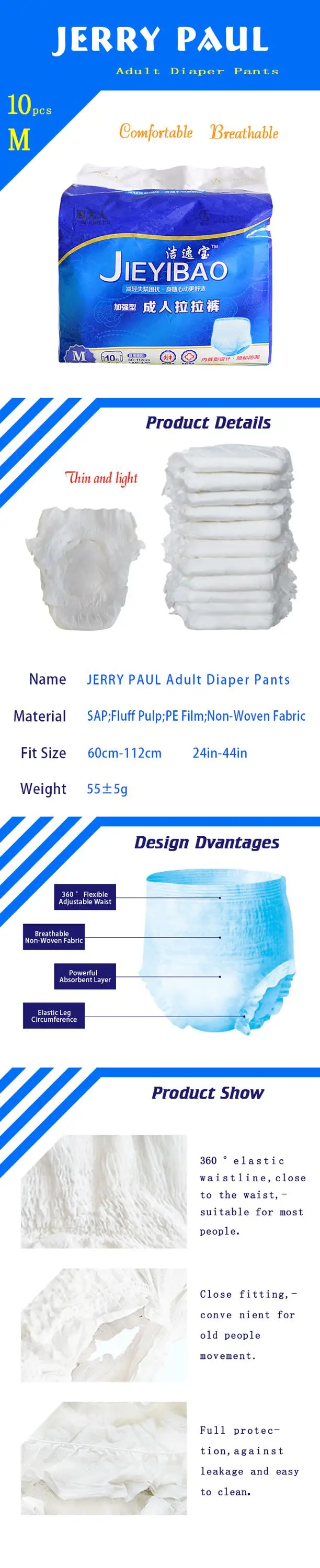 Sri Lanka Waterproof Adult Pant Diaper With Wetness Indicator Buy