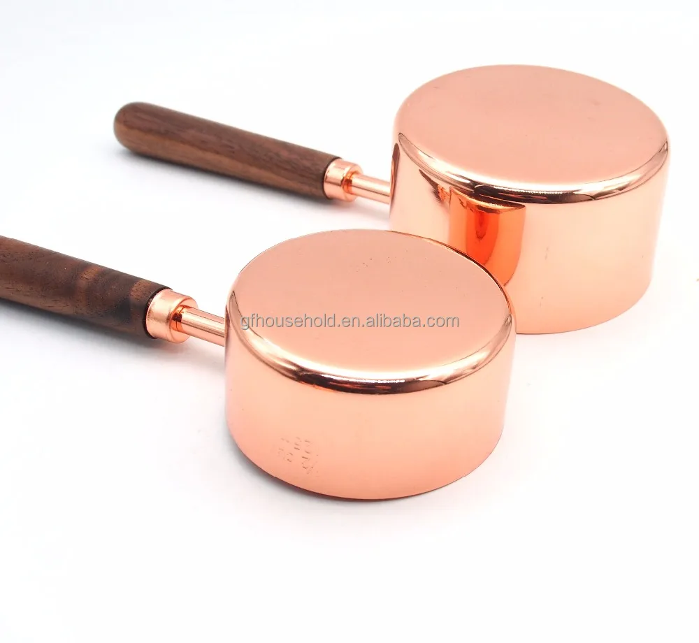 Conjunto de 4 de lujo cocina de acero inoxidable de chapado en oro rosa