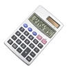 Metal cover desktop calculator with 10 digits display dual power for office promotional use
