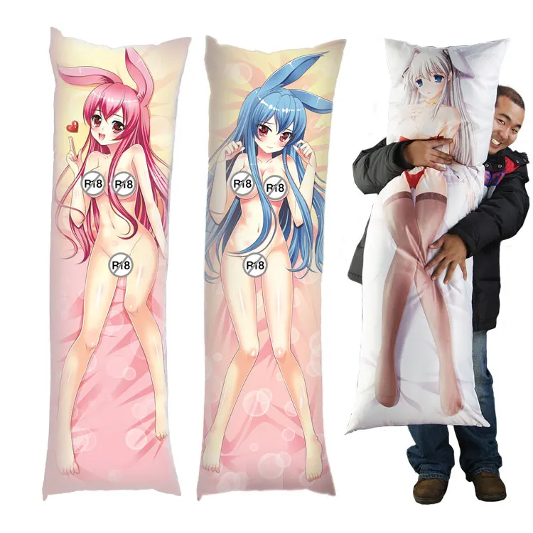 Anime hugging pillow hot girl body pillow custom design rabbit nudity pic. 