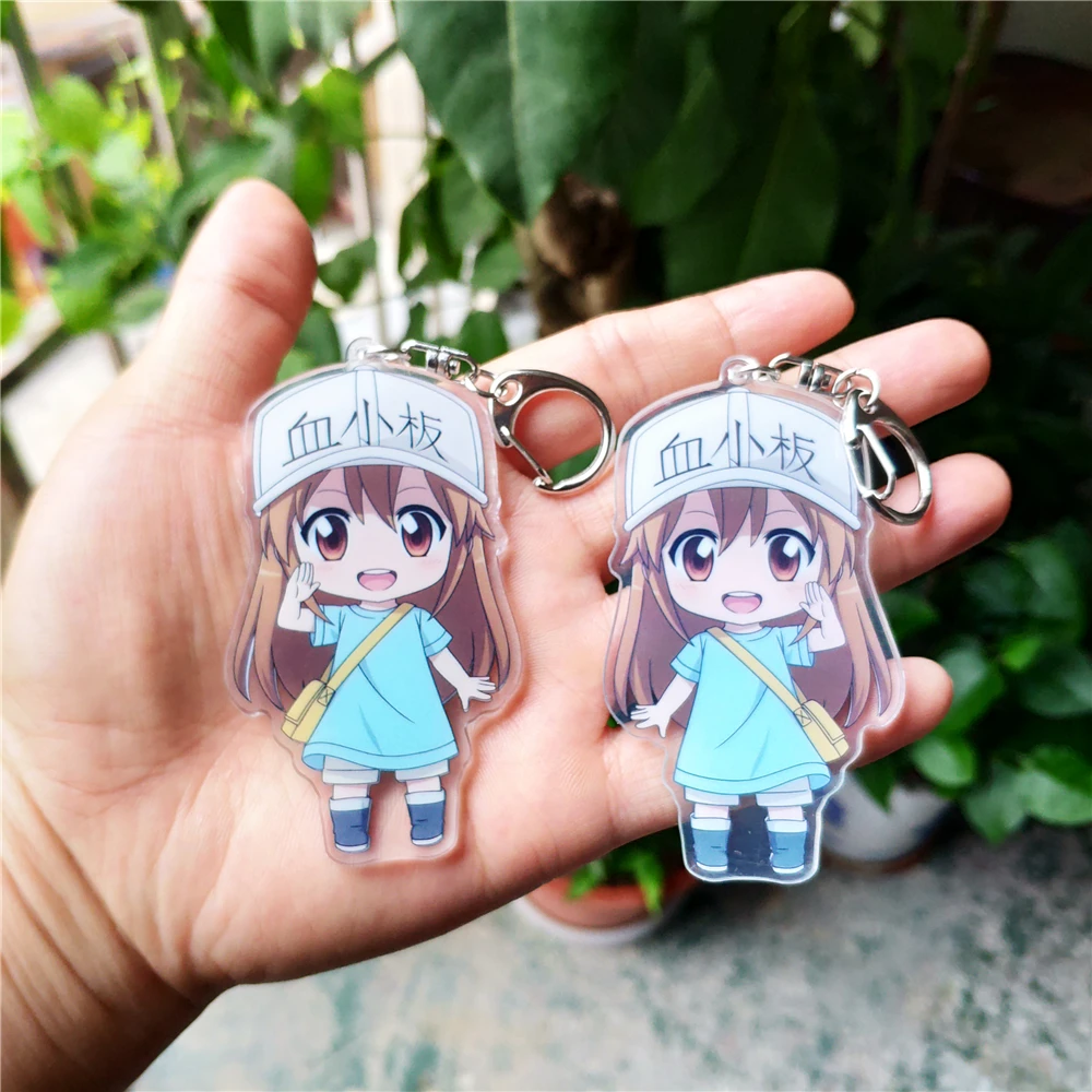 
Free Sample Small MOQ Quick Delivery Custom Acrylic Keychain Blank Anime Key Chain 