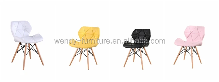 Modern Leather Dining Room Chair With Metal Wood Legs - Buy Leather