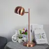 metal copper chrome ball table lamp desk lamp light for study