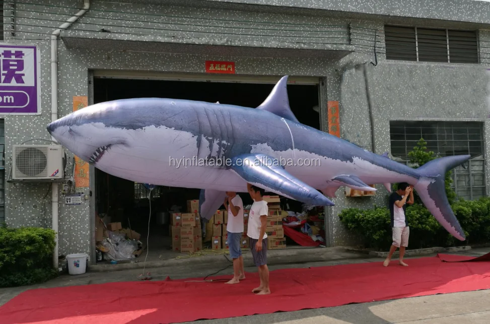 giant inflatable shark