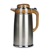 

1.9LStainless steel and wooden painting vacuum thermos coffee pot coffee kettle