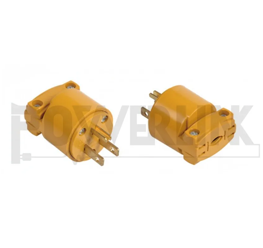 R15p Us 3 Prong 15a 515p Male Plug For Replacement Of 16/3 Extension