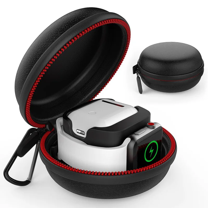 

2 in 1 Silicone Charging Stand for Apple Watch for Airpod, Black