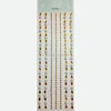 Drop Shape Rhinestone and Pearl Sticker Professional Scrapbook Supplier