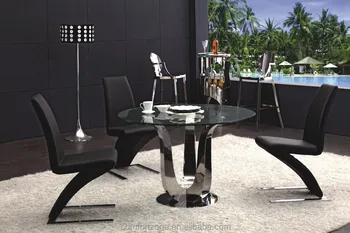 A8017r Gl Top Round Rotating Dining Table Clical Style A8017r Gl Top Round Rotating Dining Table Clical Style