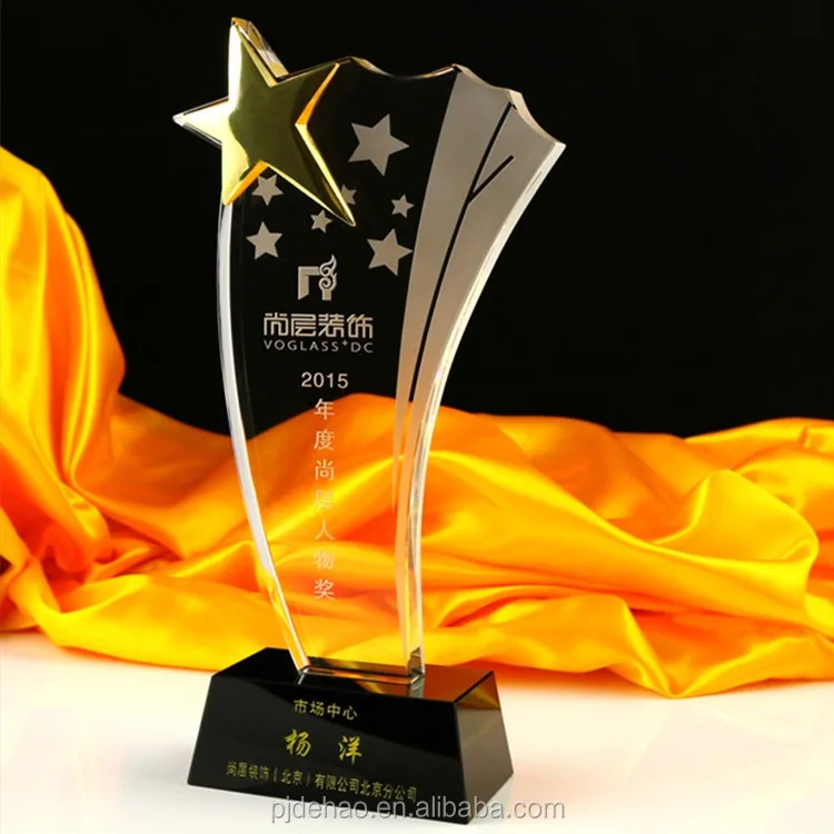 2017 Best Selling Cheap Award Medals China Acrylic Crystal Sample Award