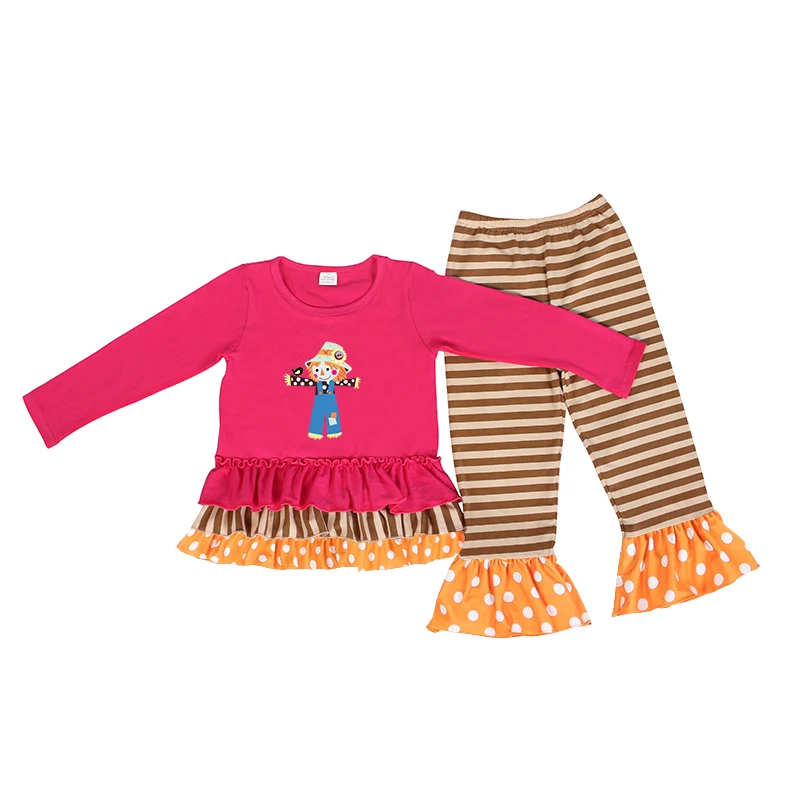 

Latest Children Fall Matching Clothes Scarecrow Kids Fall Clothing for Baby, N/a
