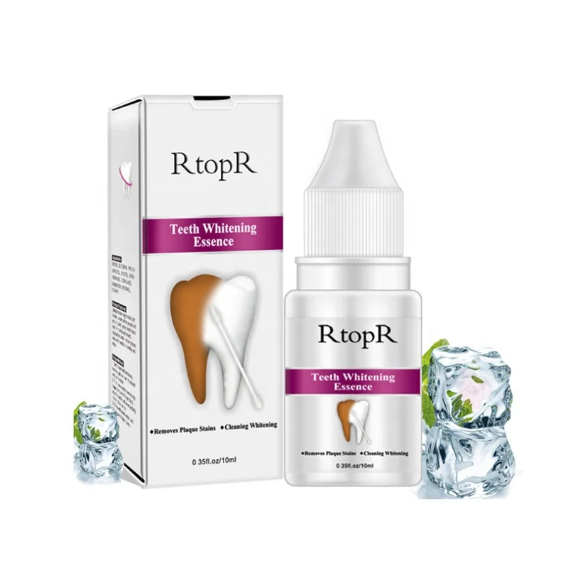 

RtopR Teeth Oral Hygiene Essence Whitening Essence Remove Plaque Stains Cleaning teeth Cleaning Water, As show