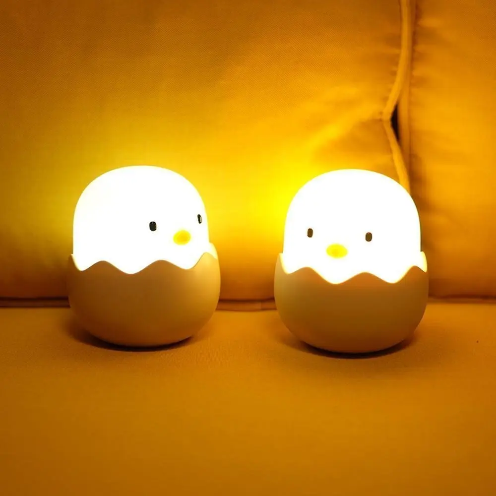 YARRAE 2018 YEARS Rechargeable Egg Shell Chick Shape Top Control Lamp for Girl Lady Kid Baby Bedroom and Nursery