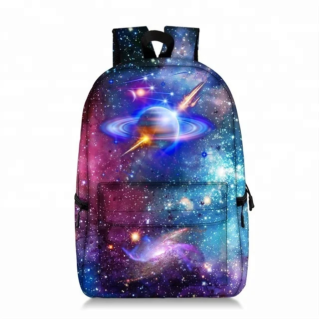 

Coolost Galaxy Print Backpack Laptop Bags Teenager Boys Girls Backpacks Universe Planet School Bag