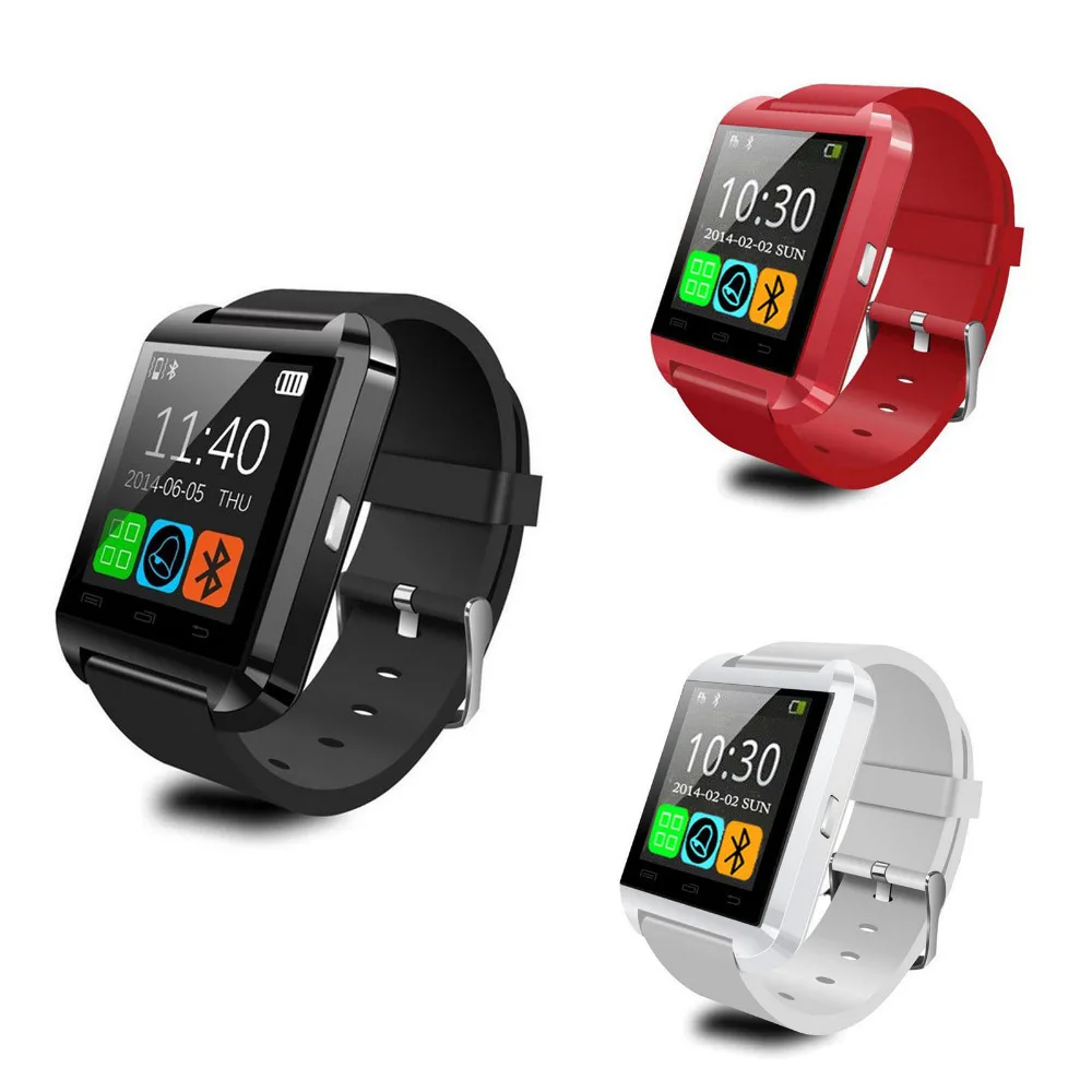 

2016 hot sale camera Bluetooth u8 Smart Watch, Black, red, white, yellow