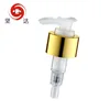 Plastic Soap Pump Screw Down lock Pump Lotion Pump UV Plating shell Or Aluminium shell