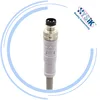 10m Sensor cordset M8 female male 4 pin straight 10 m PVC black cable,grey colour